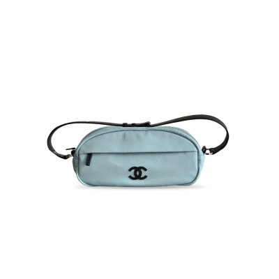 CHANEL MASTER COCO BEACH CANVAS STRAP CLUTCH BAG AP5269 (32*17*13cm) 